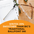 BIC Cristal Xtra Smooth Pen offers superior writing performance, 100% Authentic, available at Curat Cart in India.
