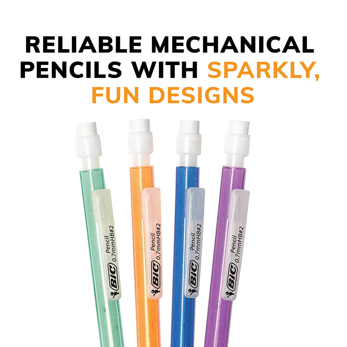 BIC Mechanical Pencils Extra Smooth in vibrant colors, showcasing high-quality packaging for reliable writing. Available at Curat Cart.