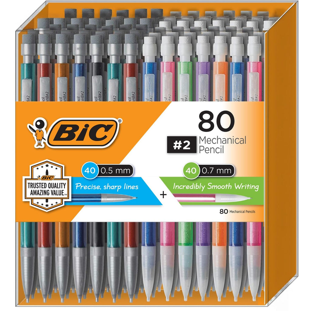 Discover BIC Mechanical Pencils Extra Smooth, premium import for precise, sharp lines. Available at Curat Cart.