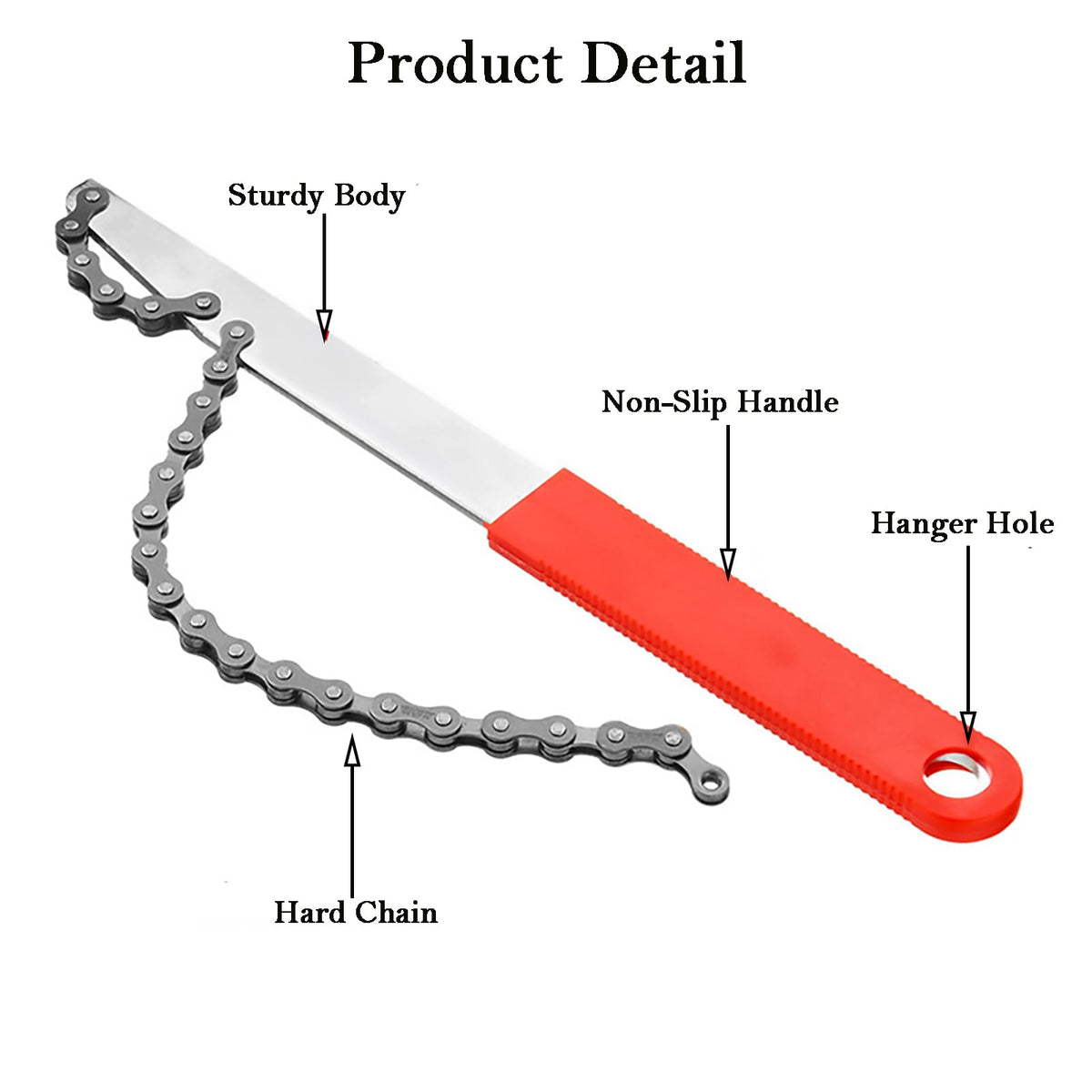 High-quality bike freewheel removal tool with sturdy body and non-slip handle, available at Curat Cart.