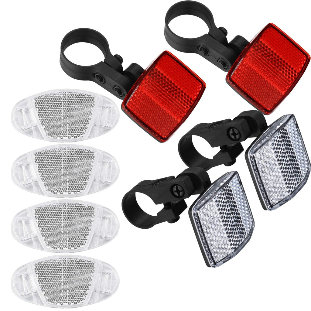 Enhance your safety with this premium imported Bike Reflectors Safety Kit from Curat Cart, featuring durable lights for visibility.
