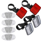 Enhance your safety with this premium imported Bike Reflectors Safety Kit from Curat Cart, featuring durable lights for visibility.
