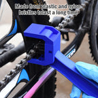 Premium imported chain washer cleaning brush with durable nylon bristles, perfect for maintaining bike chains. Available at Curat Cart.
