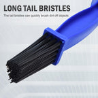 Premium Chain Washer Cleaning Brush features high-quality long tail bristles for effective dirt removal. Available at Curat Cart.