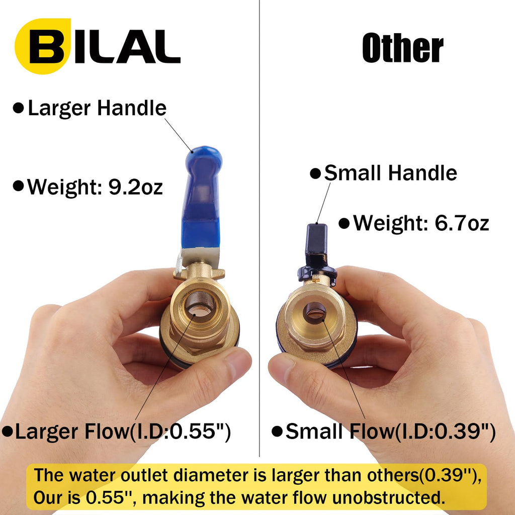 Bilal Brass Water Container showcases larger handle and flow, ensuring superior functionality. Available at Curat Cart.