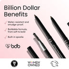 Billion Dollar Brows Universal Eyebrow Pencil: water-resistant, smudge-proof, available online. Order now for perfect brows!