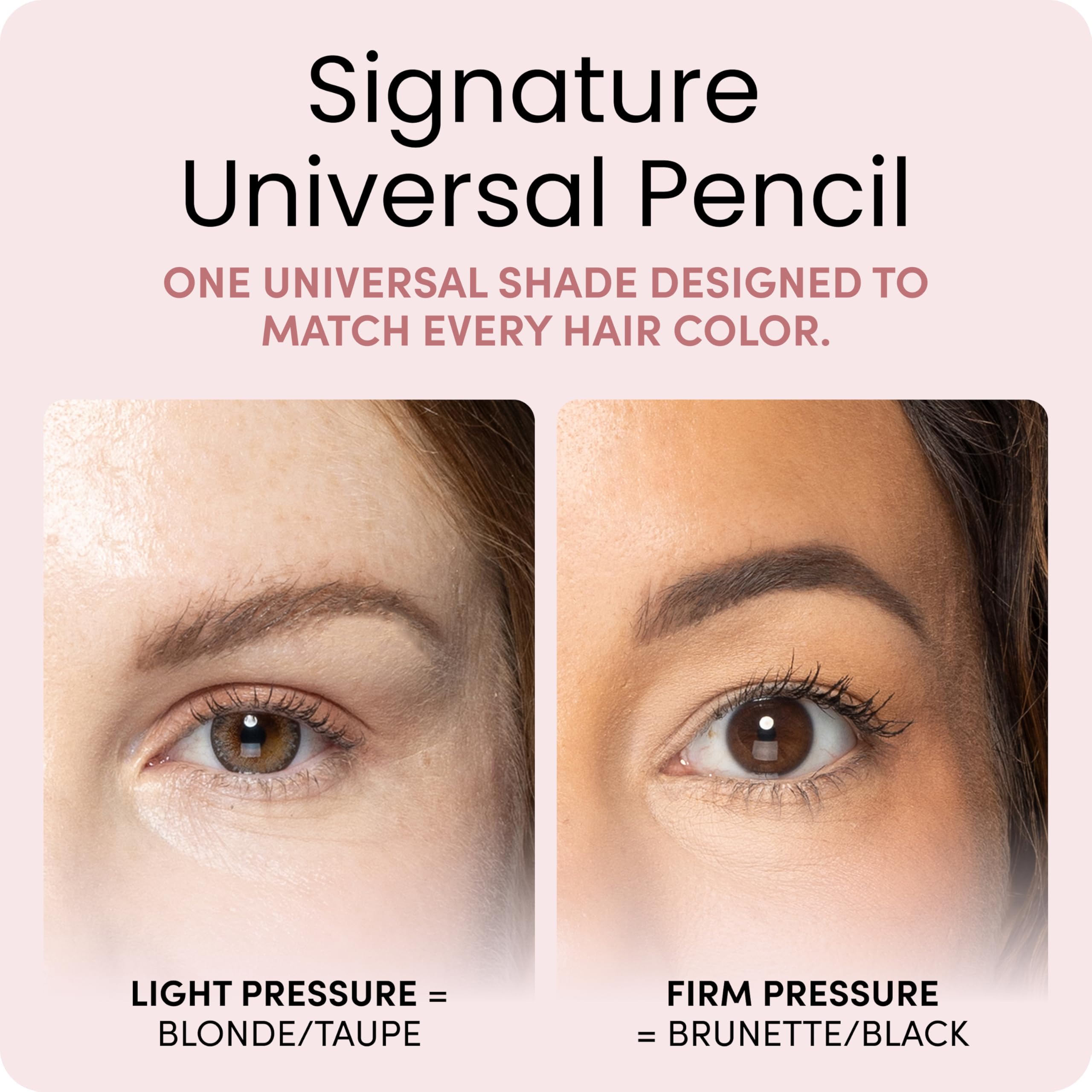 Billion Dollar Brows Universal Eyebrow Pencil adjusts to all hair colors, ideal for every beauty routine. Premium quality for flawless brows.