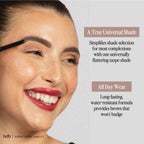 Billion Dollar Brows Universal Eyebrow Pencil in taupe offers long-lasting, water-resistant wear for beautiful brows.