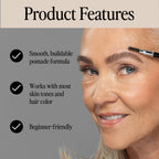 Discover the Billion Dollar Brows Universal Eyebrow Pomade, a premium imported formula perfect for all skin tones and hair colors.