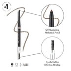Billion Dollar Brows Universal Eyebrow Pencil features a self-sharpening design and spoolie end. Order online for quick delivery.