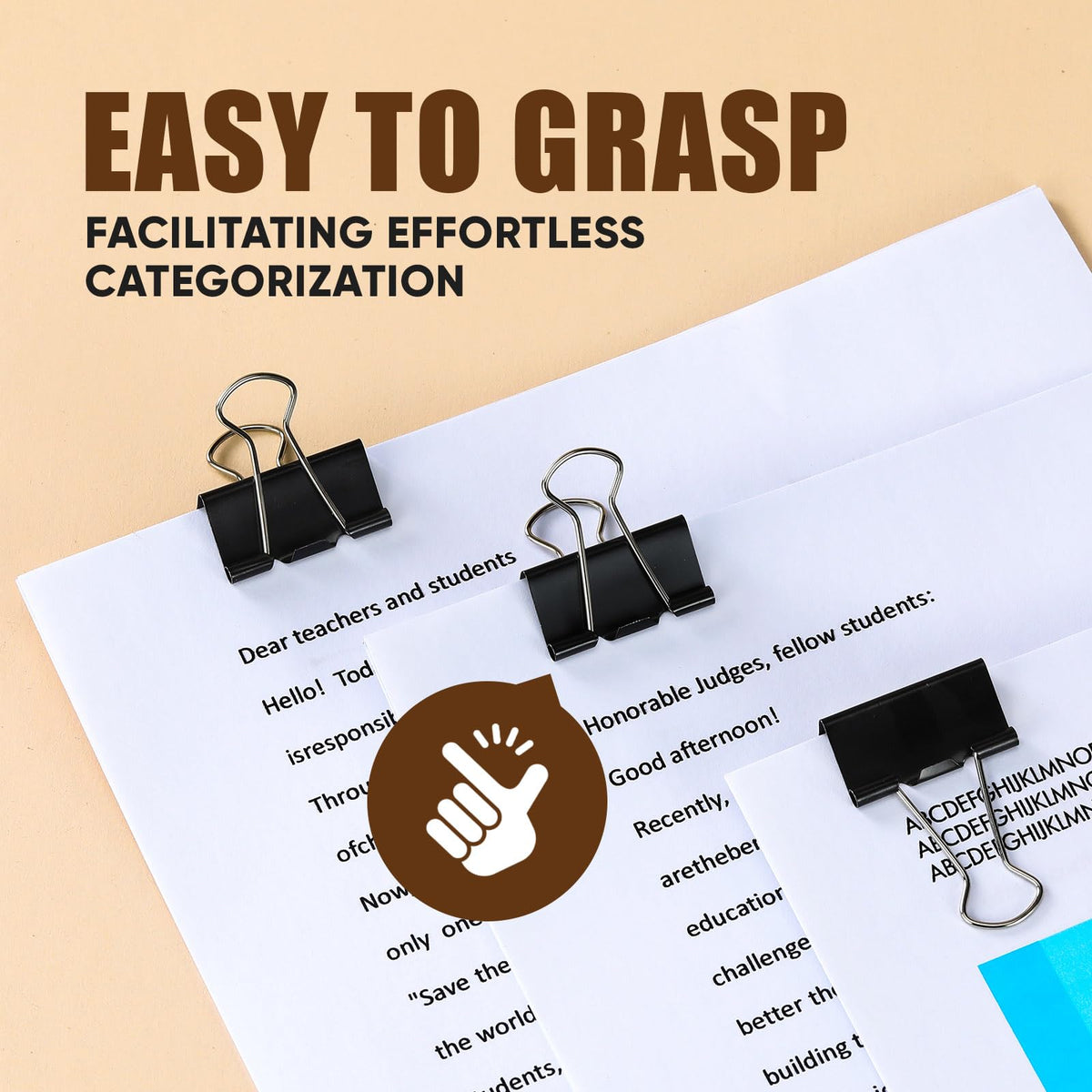 Kalerr Binder Clips ensure easy categorization, available in India at Curat Cart. 100% Authentic for your organizing needs.