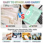 Super Heavyweight Plastic Folders from Curat Cart offer an exclusive solution to organize documents, bills, and crafts effortlessly.