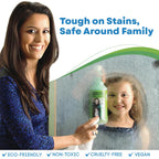 Bio Clean Eco Friendly Hard Water Stain Remover shown in use, promoting trust and safety. Available in India at Curat Cart.