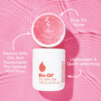 Bio-Oil Dry Skin Gel, 100 mL. Lightweight gel moisturizer with oils for hydration. Available to order online.
