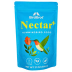 Premium imported BIRDBROS Hummingbird Nectar Powder, a natural food that attracts beautiful hummingbirds. Available at Curat Cart.
