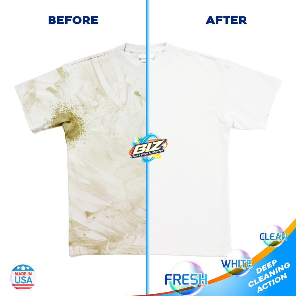 Experience the powerful clean of Biz Laundry Detergent Powder, specially curated by Curat Cart for a fresh, white look.