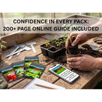 Discover the B&KM Farms Heirloom Seed Kit, perfect for gardening enthusiasts. Curat Cart offers a comprehensive guide with each pack.