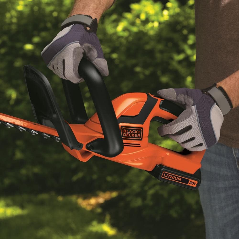 BLACK+DECKER Cordless Hedge Trimmer offers 100% Authentic performance, available at Curat Cart in India for your gardening needs.