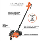 Discover the BLACK+DECKER Lawn Edger Trencher with versatile features, specially curated by Curat Cart for your gardening needs.