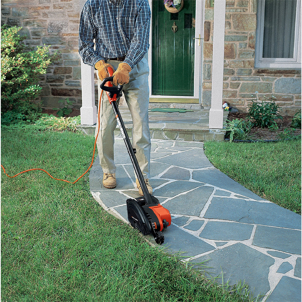Transform your lawn with the BLACK+DECKER Lawn Edger Trencher, specially curated by Curat Cart for premium landscaping needs.