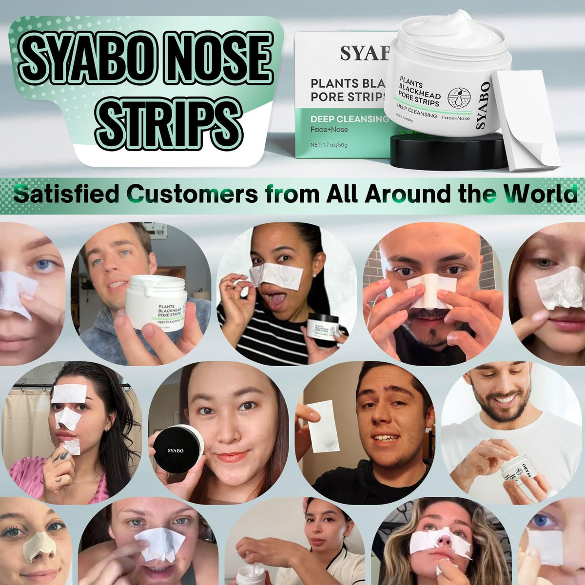 Blackhead Remover Peel Off Mask from SYABO, 100% Authentic and available in India at Curat Cart. Achieve clear skin effortlessly.