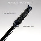 Blinc Amplified Tubing Mascara features a precision tapered brush for effortless application and quick-apply fibers for volumized lashes.