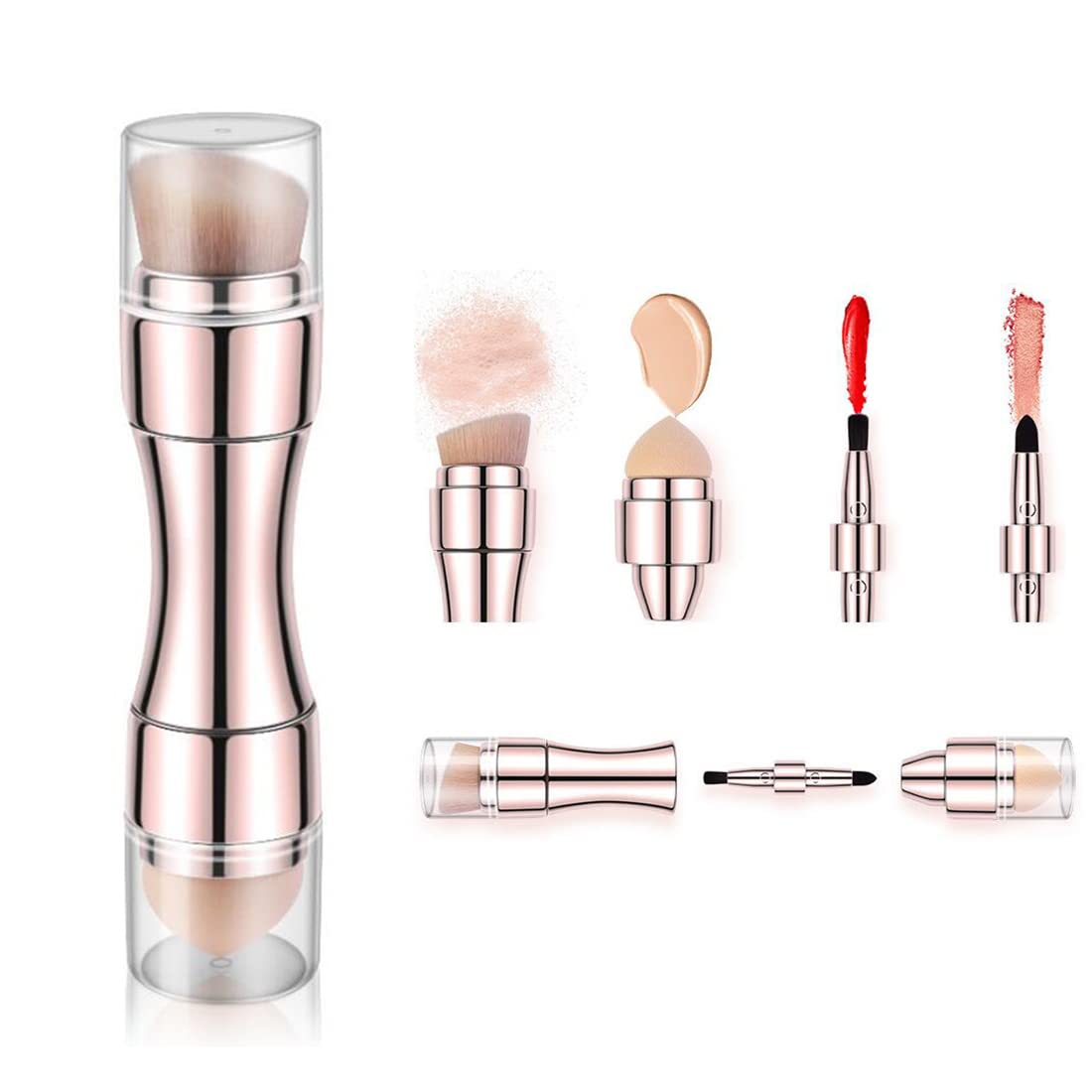 Premium imported Bling Toman 4-in-1 makeup brush, versatile for flawless application and easy storage.