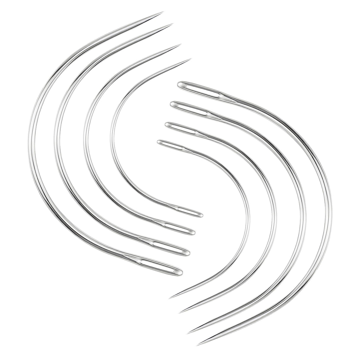 Discover the premium imported BlingKingdom Curved Needle Set, perfect for precision sewing. Available at Curat Cart.