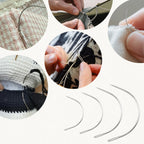 Discover the BlingKingdom Curved Needle Set, specially curated by Curat Cart for effortless sewing and stitching precision.