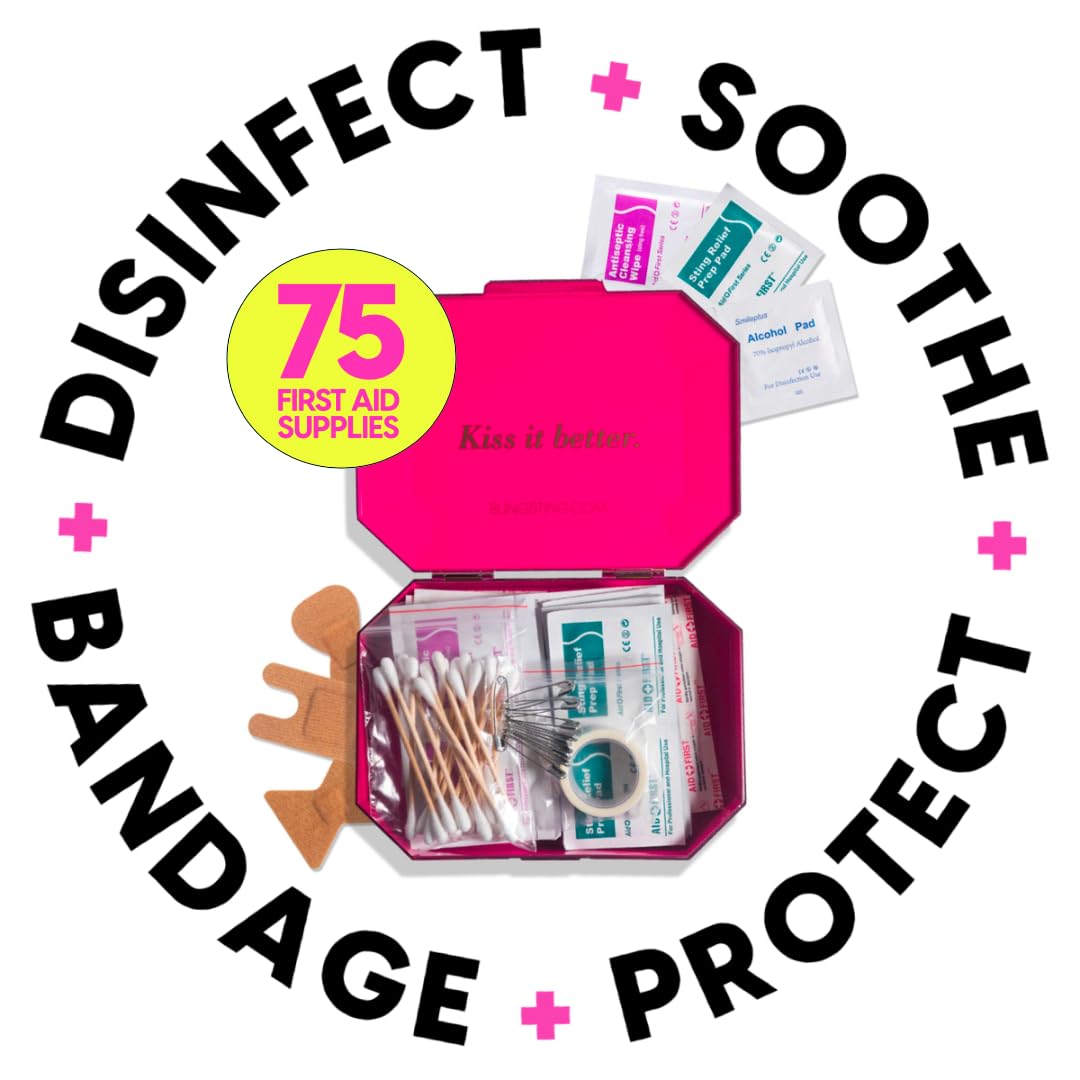 Discover the premium Blingsting First Aid Kit with 75 essential supplies, imported for quality care. Available at Curat Cart.