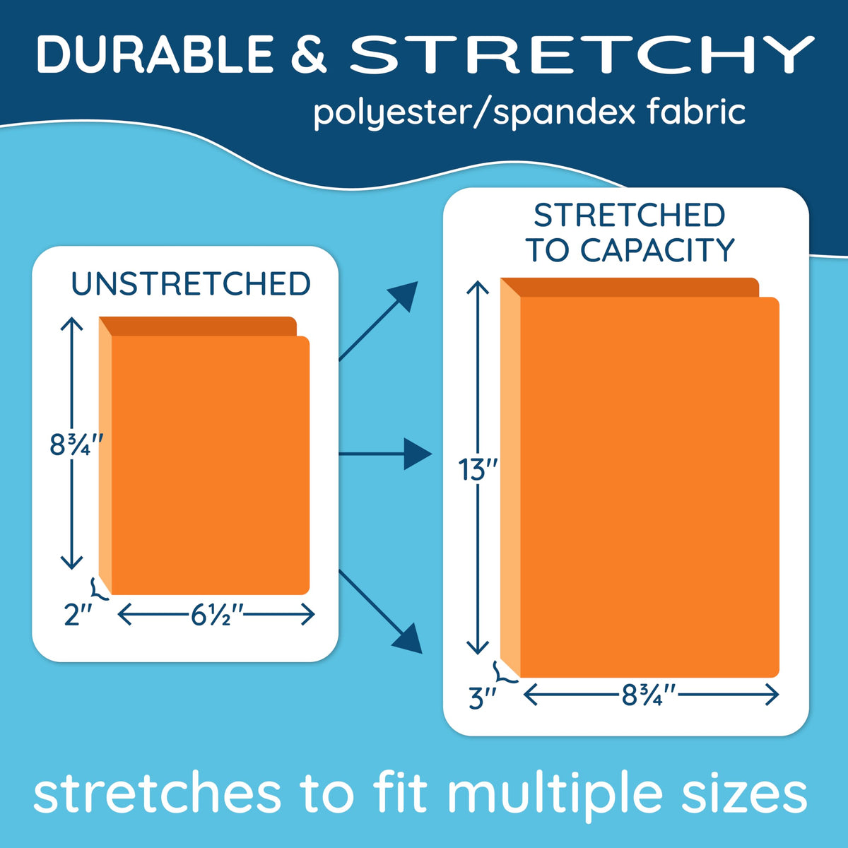 Durable Blue Summit Supplies stretchable book covers fit various sizes. 100% Authentic, available at Curat Cart in India.