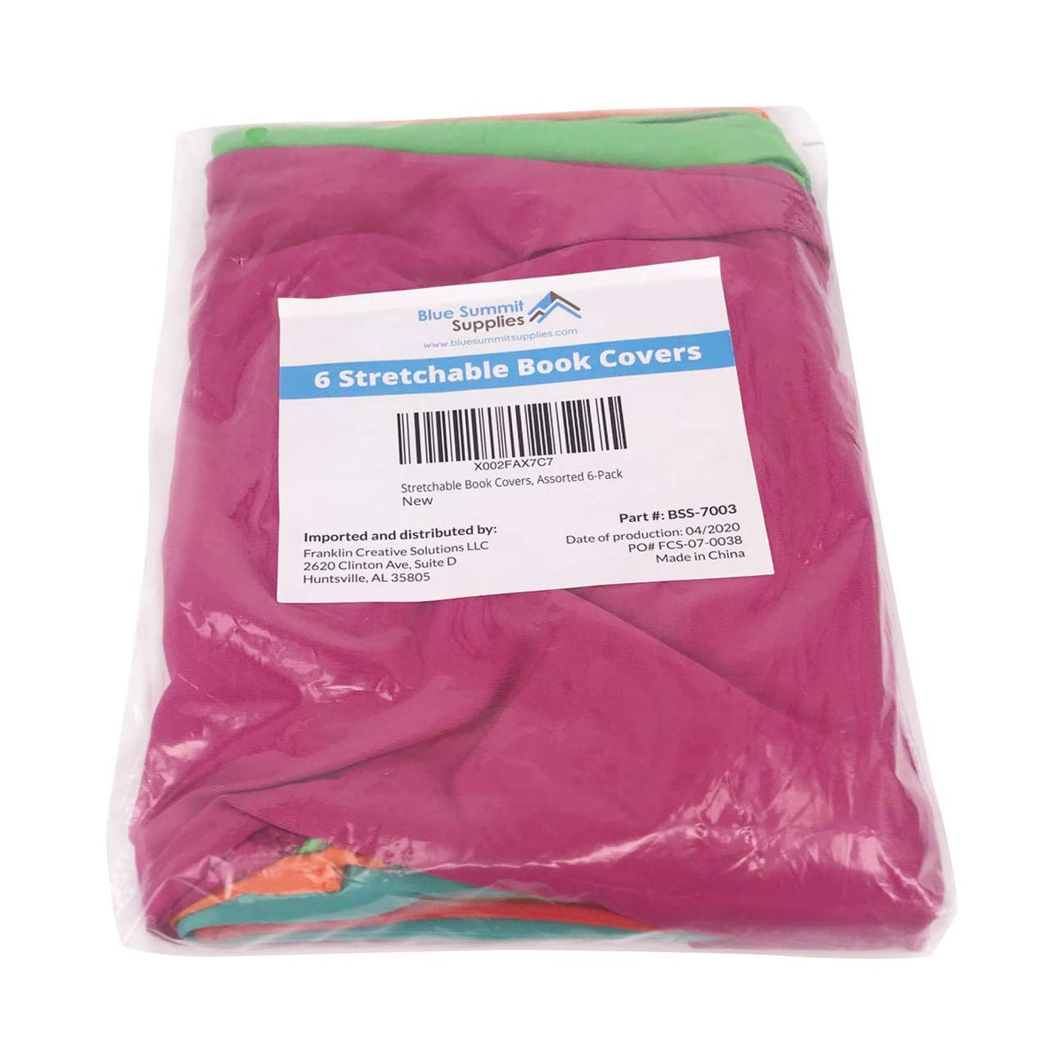 Premium imported Blue Summit Supplies stretchable book covers in assorted colors, available at Curat Cart. Perfect for protecting your books.