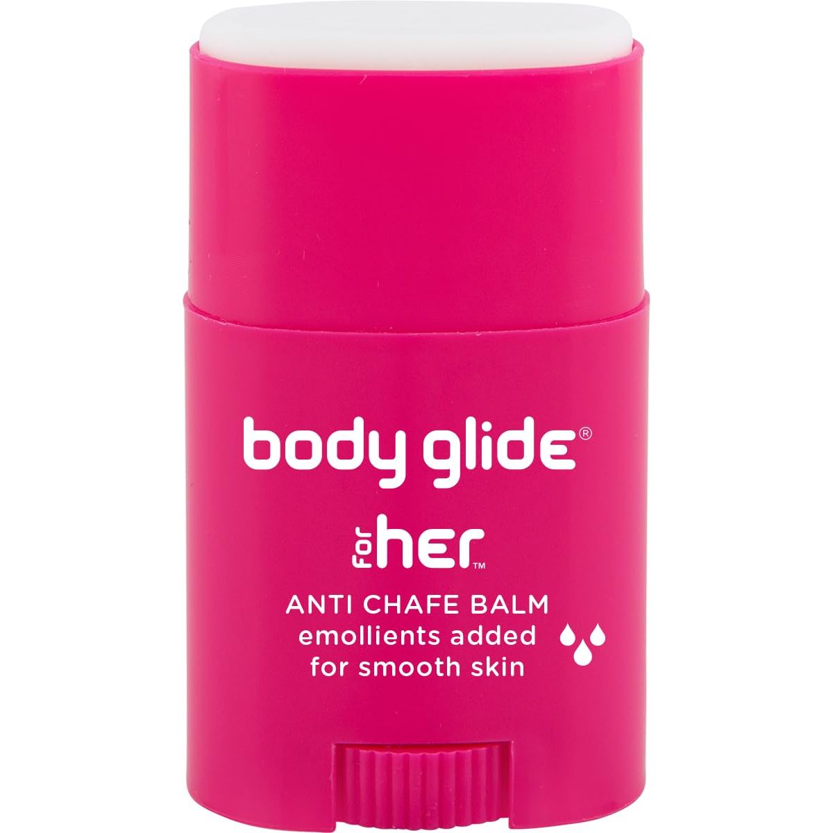 Premium imported Body Glide Anti Chafe Balm for her, enriched with emollients for smooth skin protection.