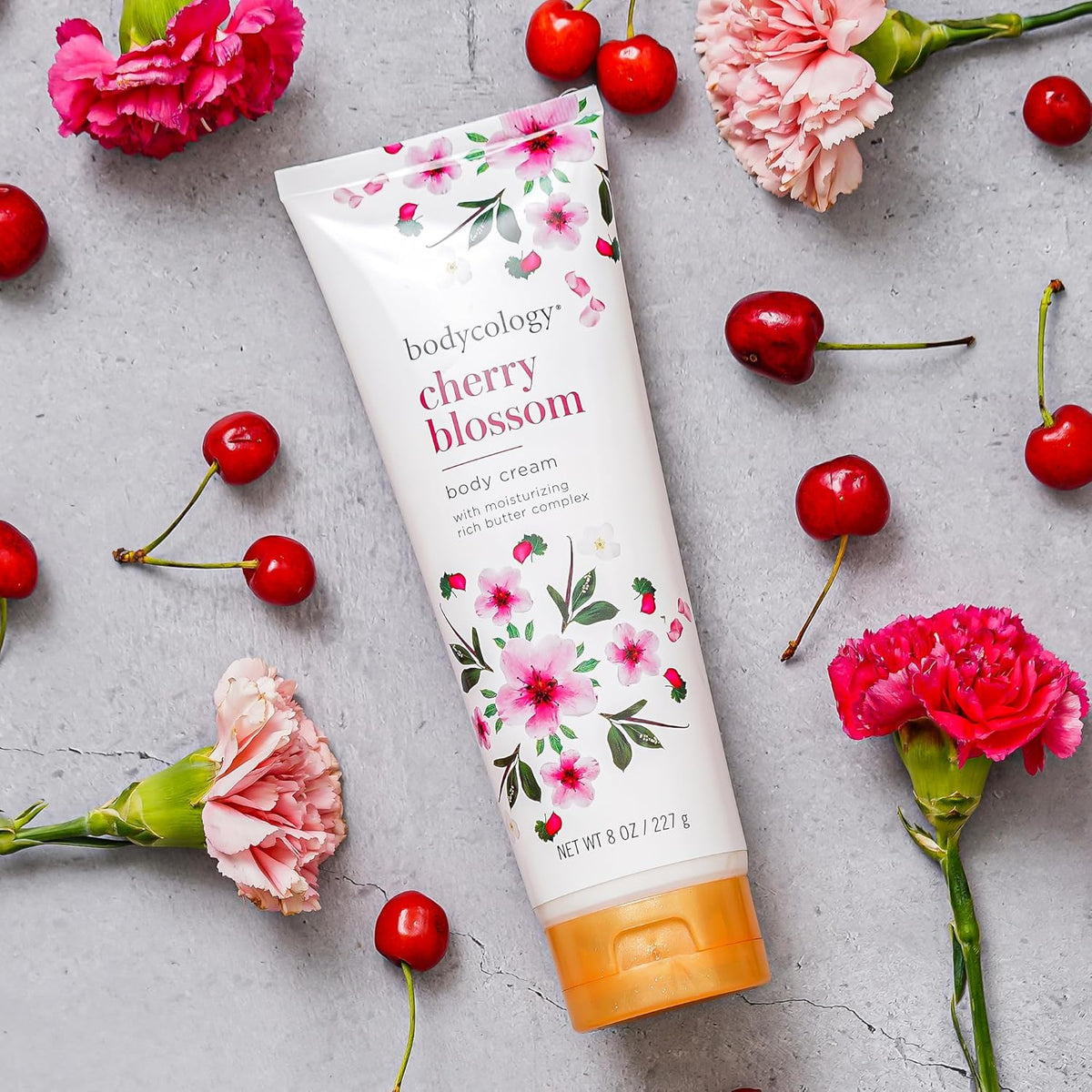 Explore Bodycology Cherry Blossom body cream, enriched with moisturizing ingredients. Verified by CuratCart for quality assurance.
