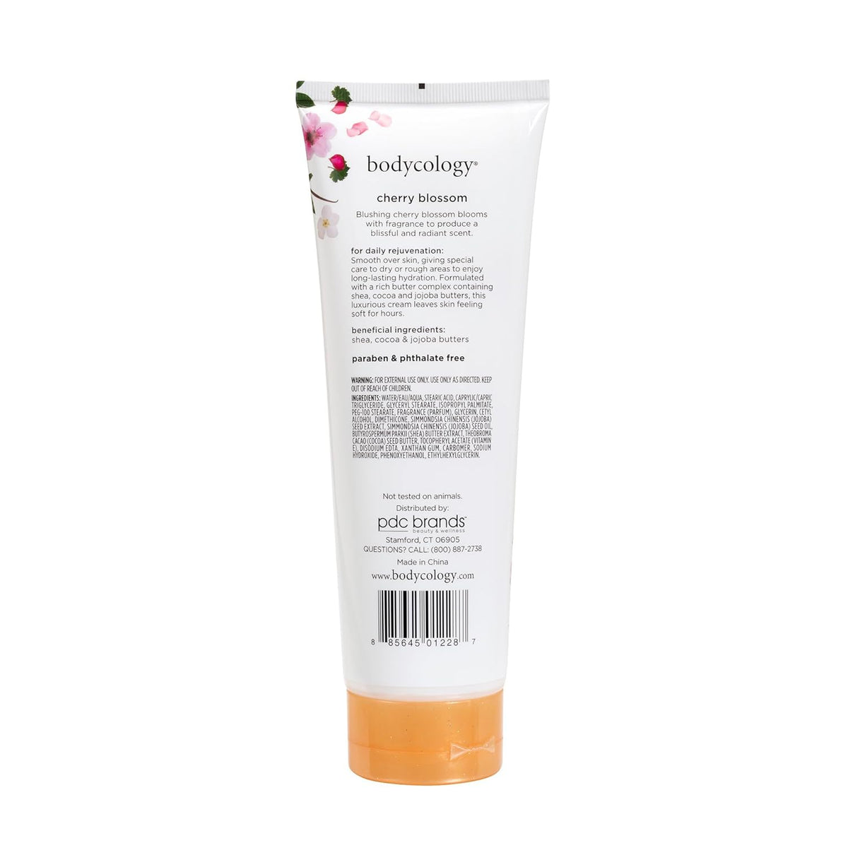 Premium imported Bodycology Cherry Blossom Body Cream, enriched with nourishing ingredients for silky skin.