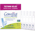 Boiron Camilia Teething Drops offer premium imported relief for painful gums and irritability. Available at Curat Cart.
