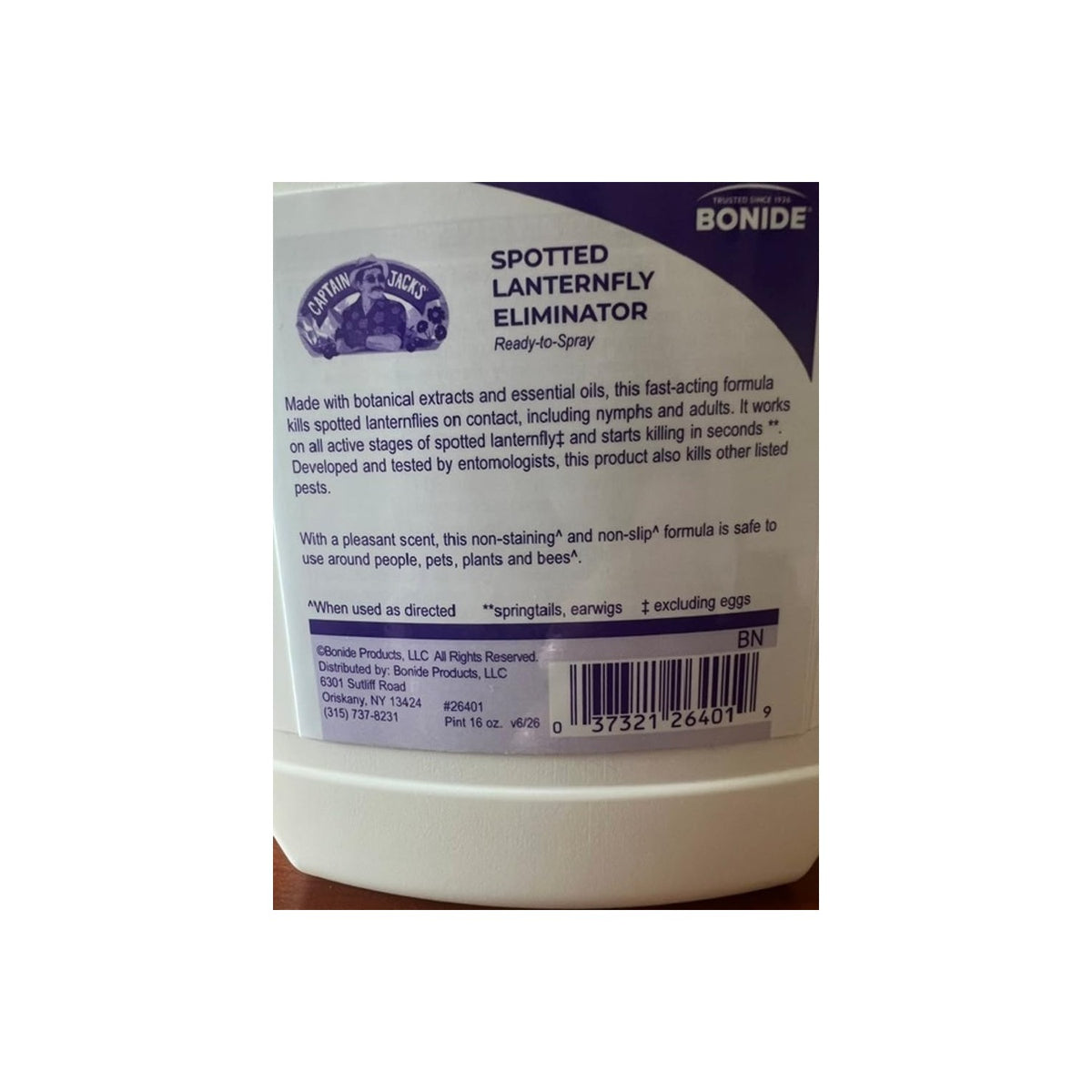 Bonide Captain Jack's Lanternfly Eliminator offers fast-acting, botanical protection against lanternflies. 100% Authentic, available in India at Curat Cart.