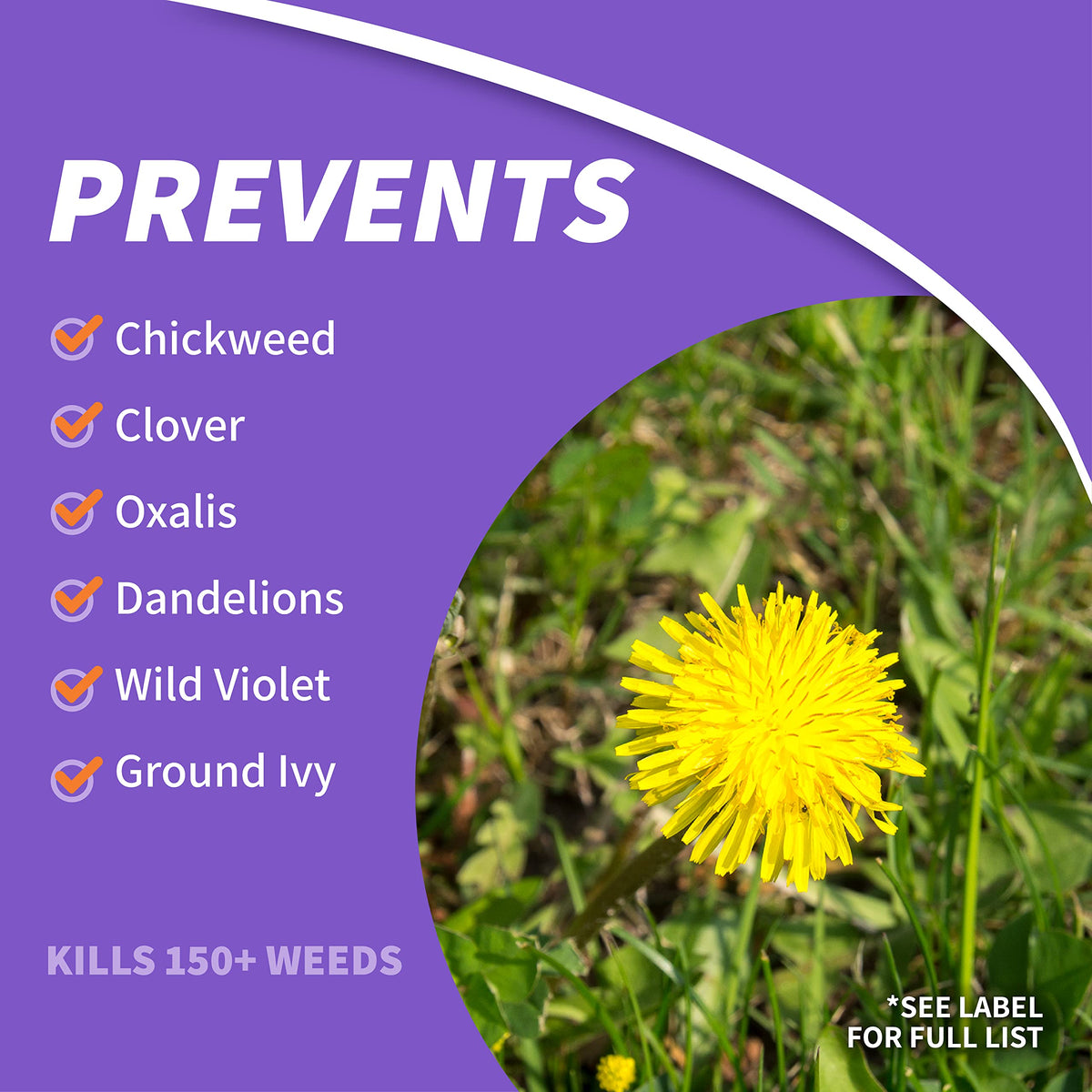 Bonide Chickweed Clover Oxalis Killer in official packaging, effectively prevents various weeds. Available at Curat Cart.