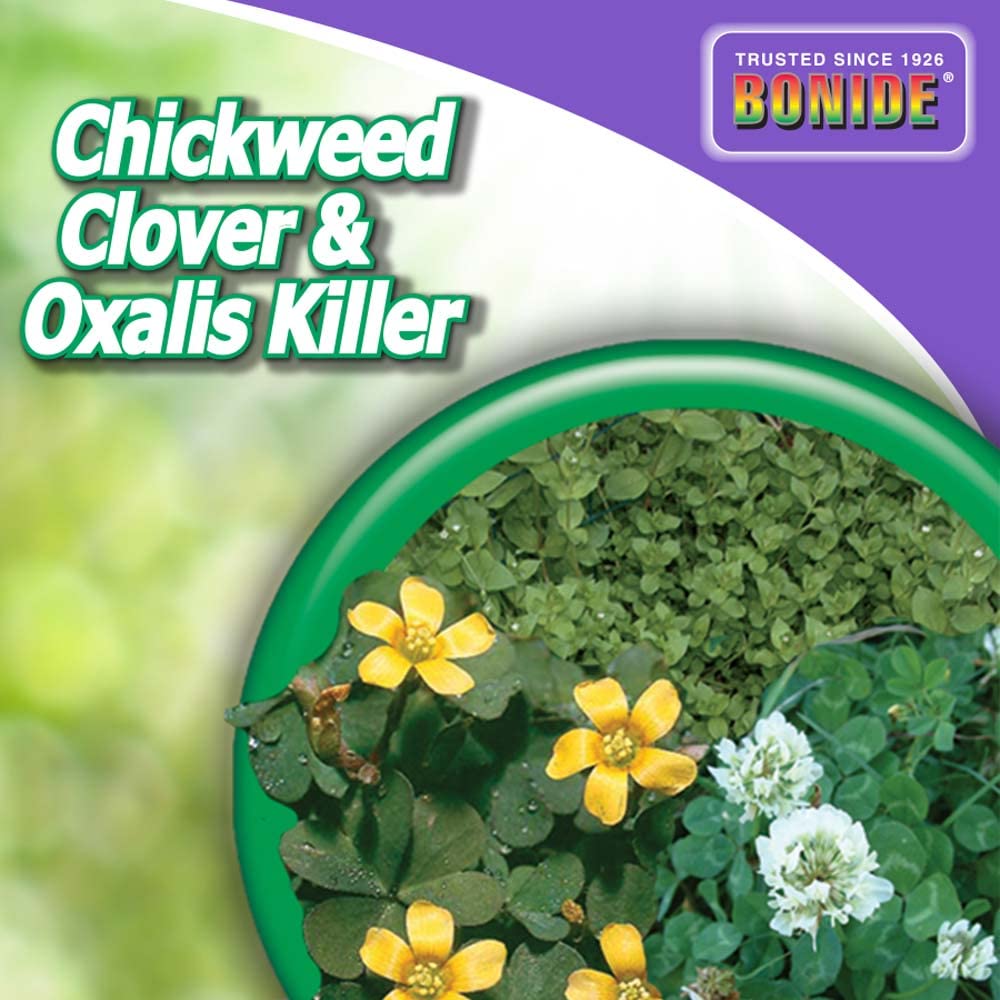 Bonide Chickweed Clover Oxalis Killer offers effective weed control. 100% Authentic, available at Curat Cart in India.