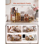 Discover the versatile Booklov Rotating Makeup Organizer. Perfect for your vanity, bathroom, or office desk. Order online now!