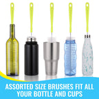 Upgrade your cleaning routine with the Bottle Cleaning Brush Set, perfect for all bottle sizes. Available at Curat Cart.