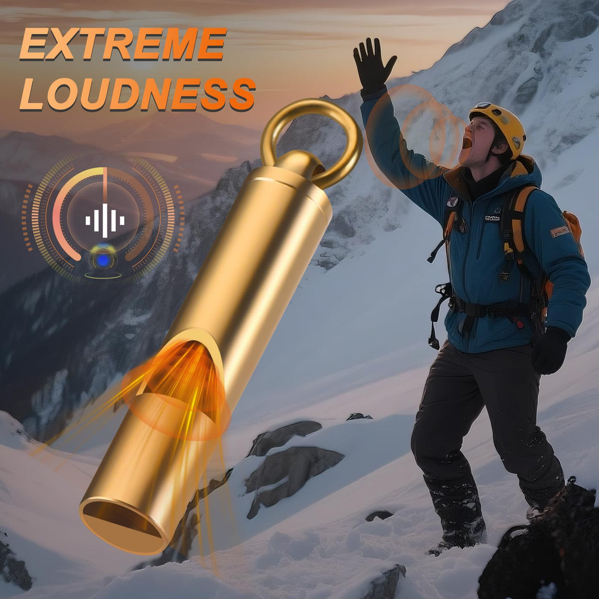 Brass Emergency Whistles 2 Pack offers extreme loudness, ensuring safety. 100% Authentic, available at Curat Cart in India.