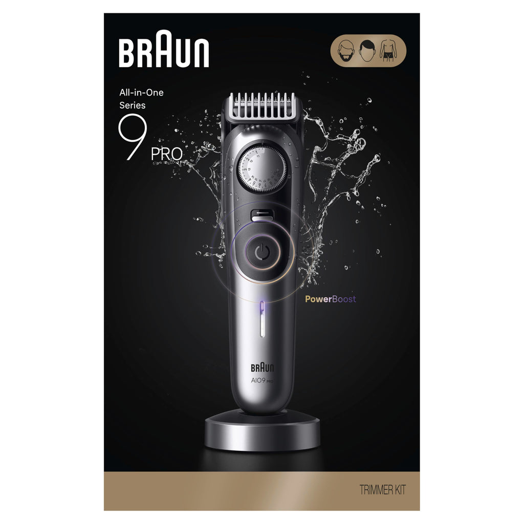Discover the Braun Series 9 PRO Electric Trimmer, a premium import, expertly designed for superior grooming at Curat Cart.