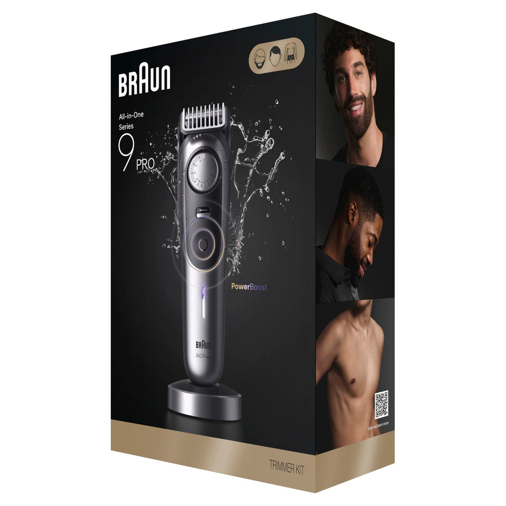 Braun Series 9 PRO Electric Trimmer, 100% Authentic, available at Curat Cart, designed for precision grooming in India.