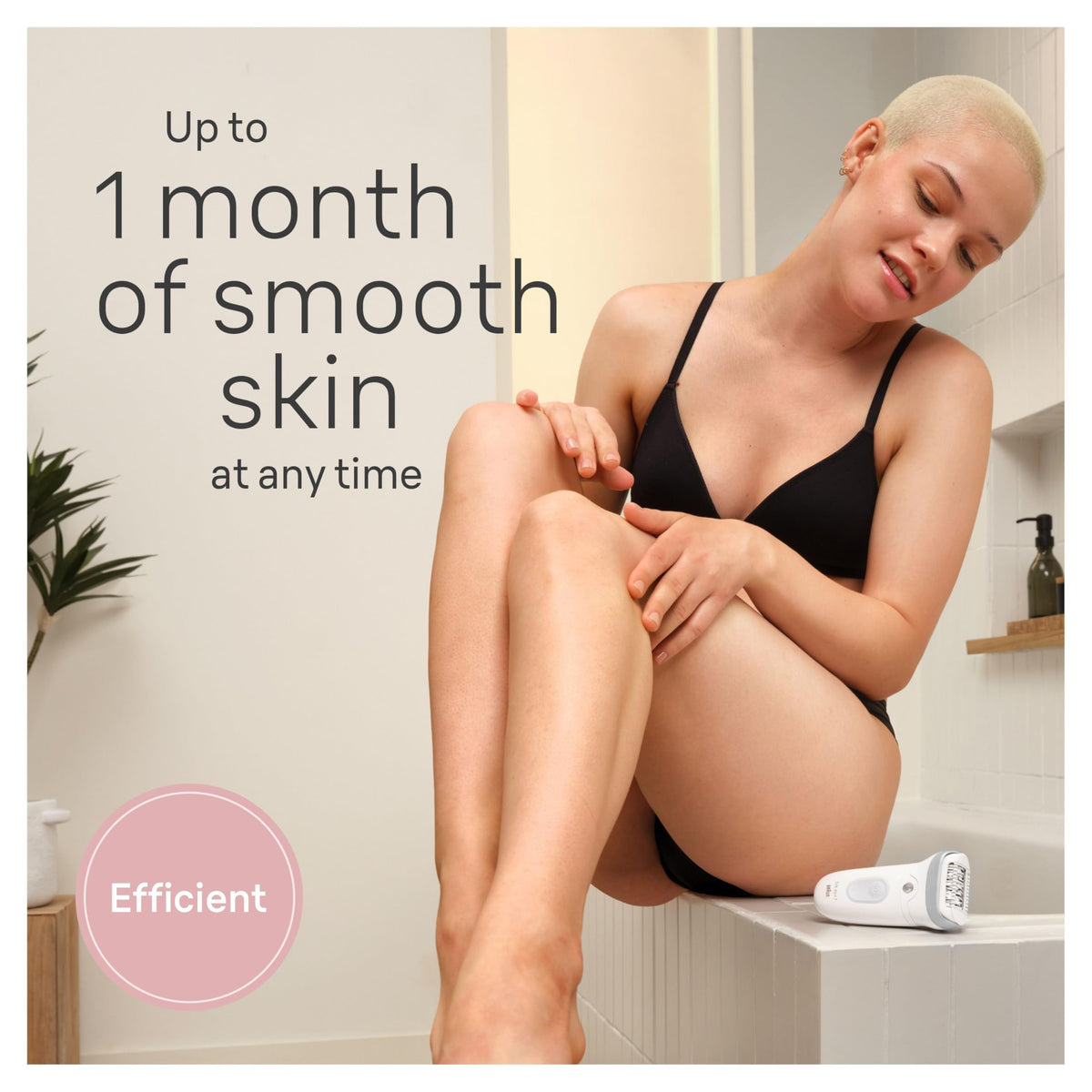 Experience up to 1 month of smooth skin with the premium imported Braun Silk-épil 7 epilator for effortless hair removal.