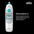 Braun ThermoScan Digital Ear Thermometer ensures accurate readings for your family's health. 100% Authentic, available at Curat Cart.