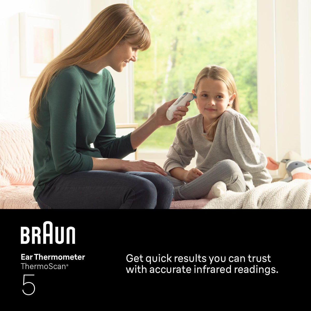 Braun ThermoScan Digital Ear Thermometer provides quick, accurate readings. 100% Authentic, available at Curat Cart in India.