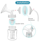 Breast Pump Parts for Spectra Motif in official packaging, showcasing high-quality silicone membrane and duckbill valve. Available at Curat Cart.