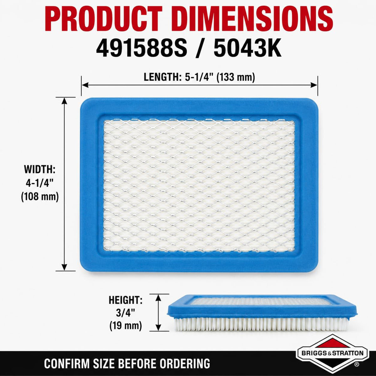 Discover the Briggs Stratton Flat Air Filter, ideal for maintaining your engine's performance. Buy now at Curat Cart.