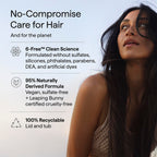 Briogeo Scalp Revival Charcoal + Coconut, 95% naturally derived, vegan, cruelty-free, and 100% recyclable. Verified by CuratCart.